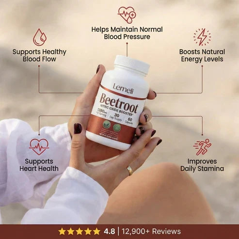 Beetroot 1300mg - Nitric Oxide Booster